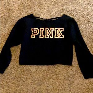 PINK BY VICTORIA SECRET, cropped sweater